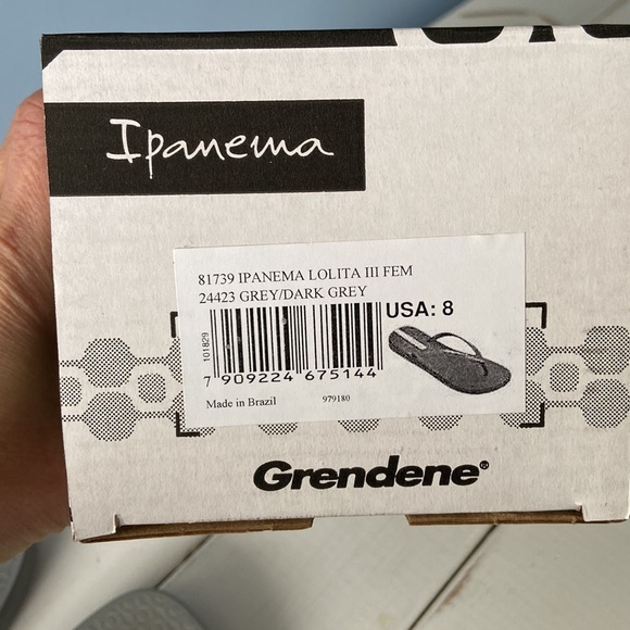 Ipanema sparkly grey flip flops - Picture 4 of 4